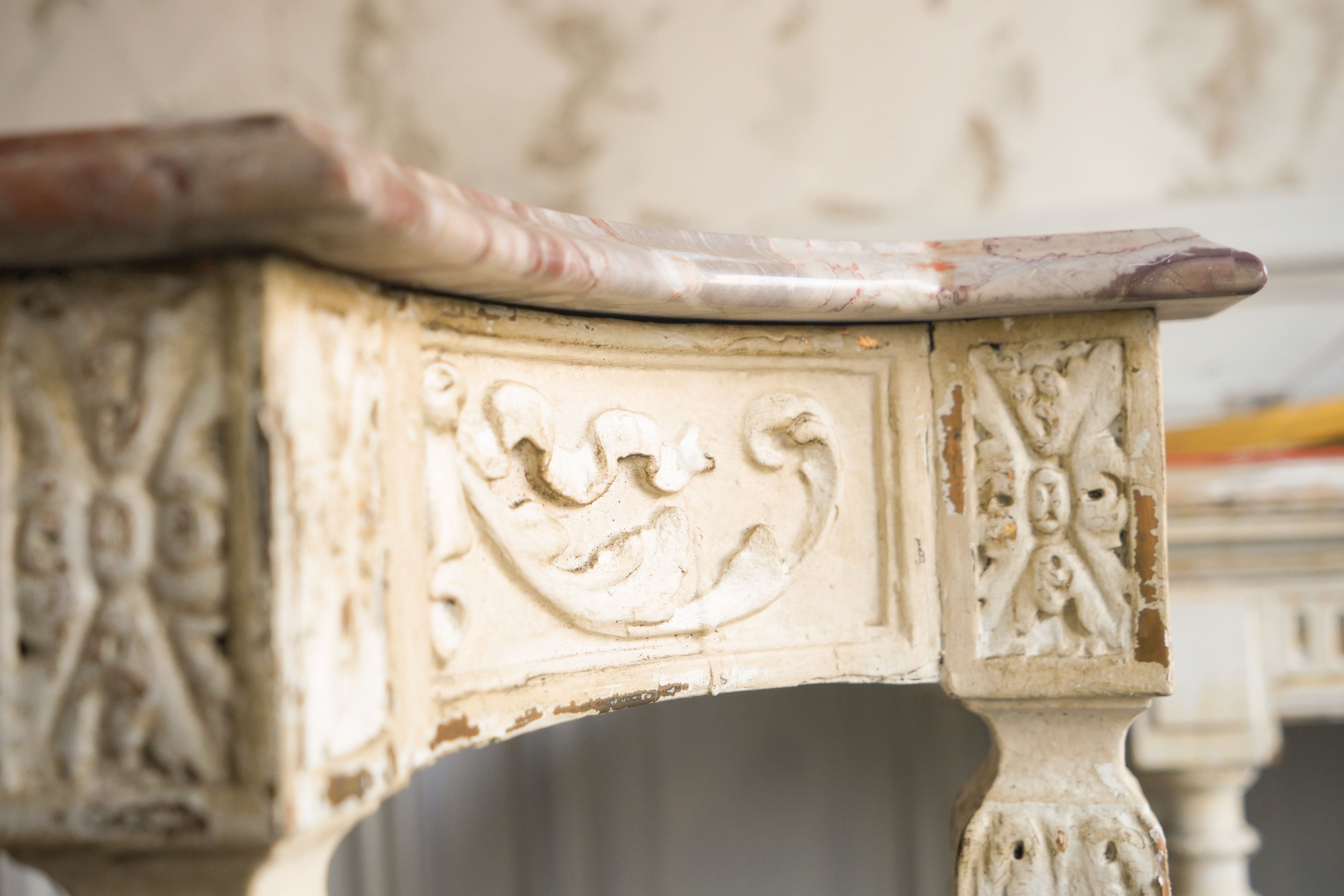 大理石アンティーク調コンソールテーブル 大理石アンティーク調コンソールテーブル アンティーク調 大理石