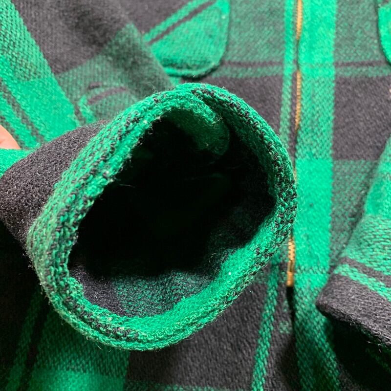 50's Pilgrim ピルグリム ウールチェックジャケット グリーン Sears