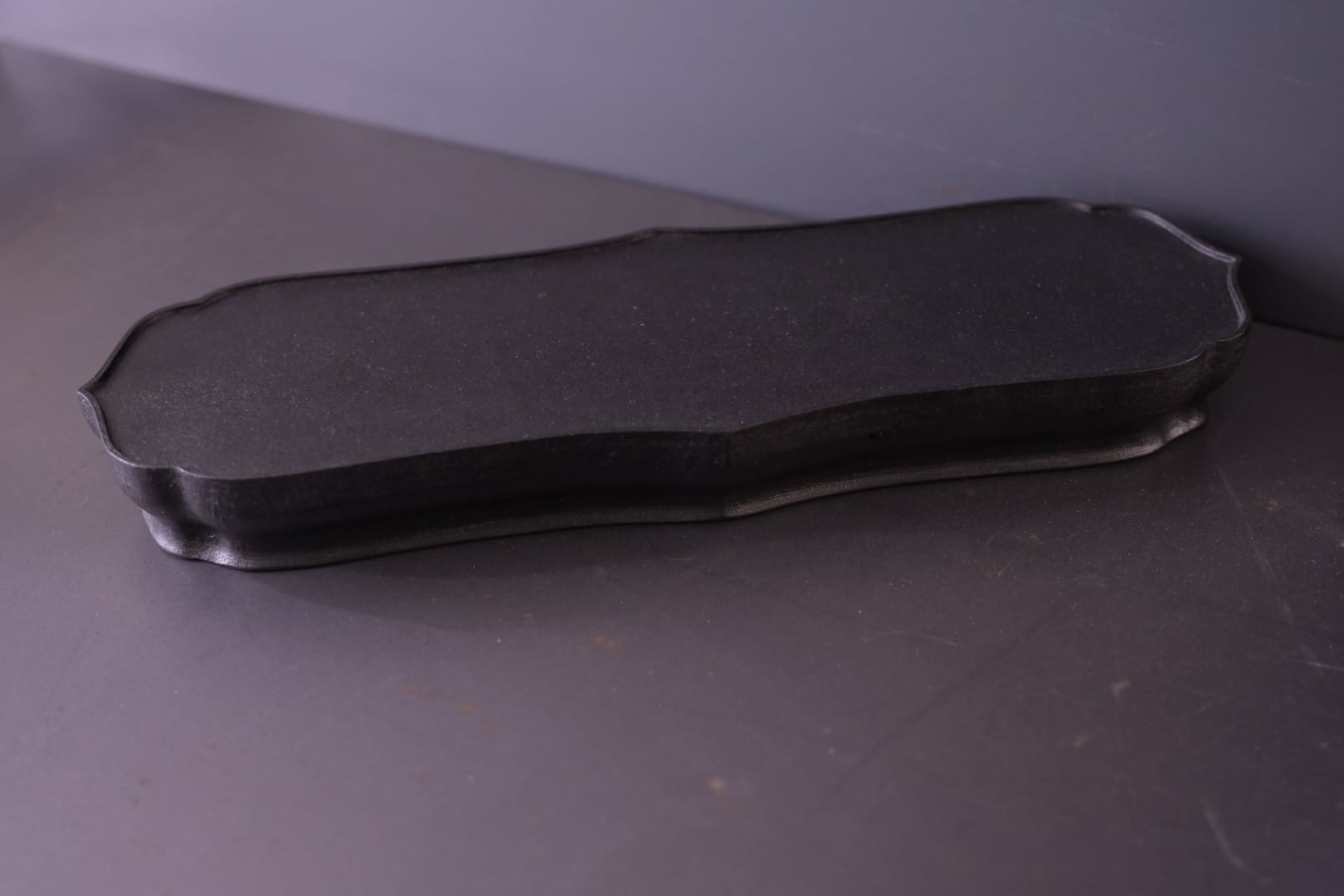 蝶野秀紀 和紙貼 輪花敷台 稜 黒 M