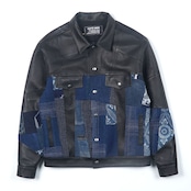 【GJK-M0014】藍染めGジャン JAPANESE INDIGO TRACKING JACKET