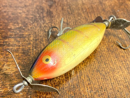 50s Heddon『SOS Wounded Minnow』[7557]