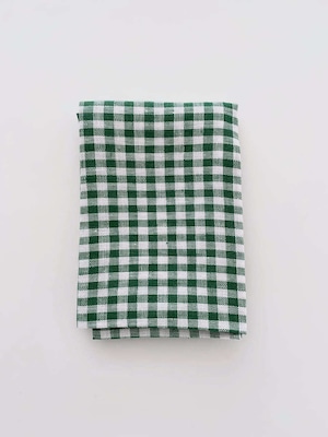 ディッシュクロス ティータオル グリーン ギンガムチェック / Tea Towel Green Gingham