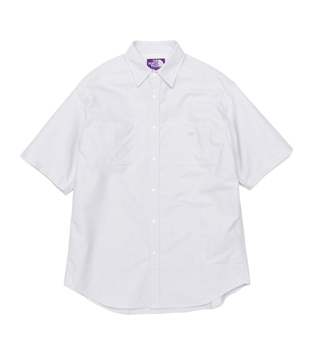 THE NORTH FACE PURPLE LABEL Cotton Polyester OX H/S Shirt NT3208N AH(Asphalt Gray)