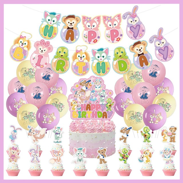 超豪華 ダッフィー&フレンズ 風船 バルーン 飾り付け パーティー 子供会 86