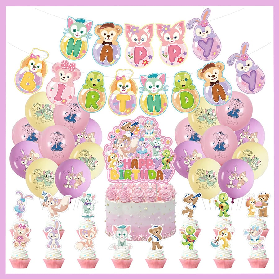 超豪華 ダッフィー&フレンズ 風船 バルーン 飾り付け パーティー 子供会 86