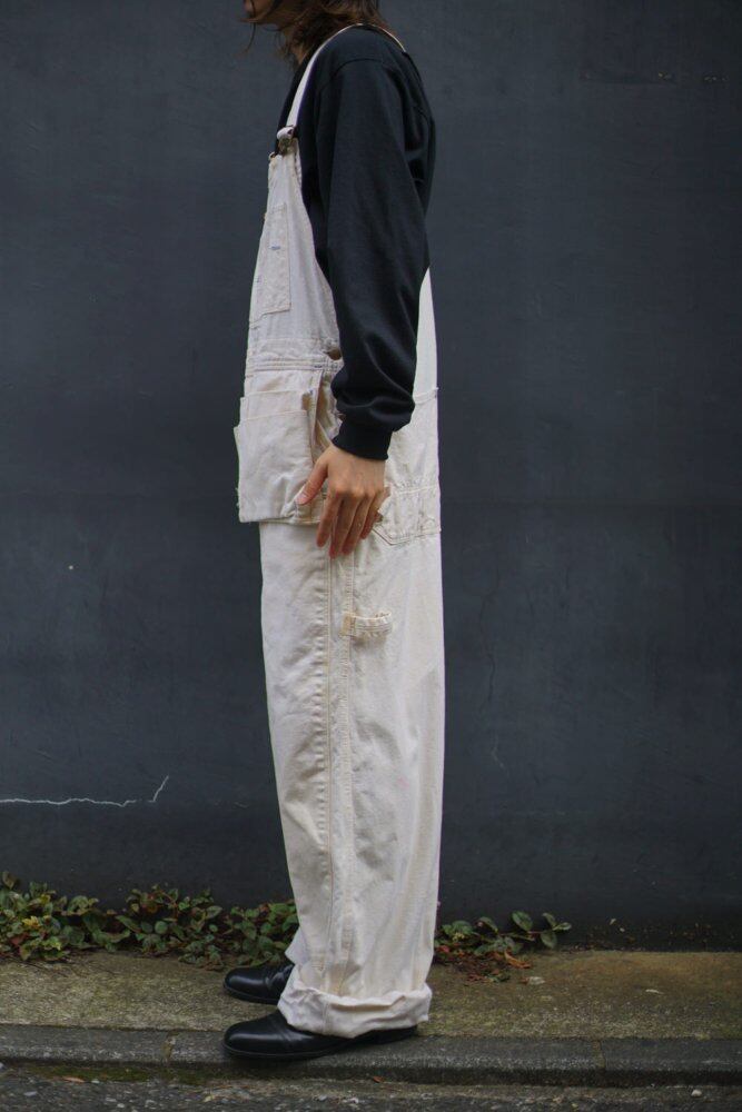 HERCULES - Union Made] Vintage Cotton Canvas Overalls with Apron
