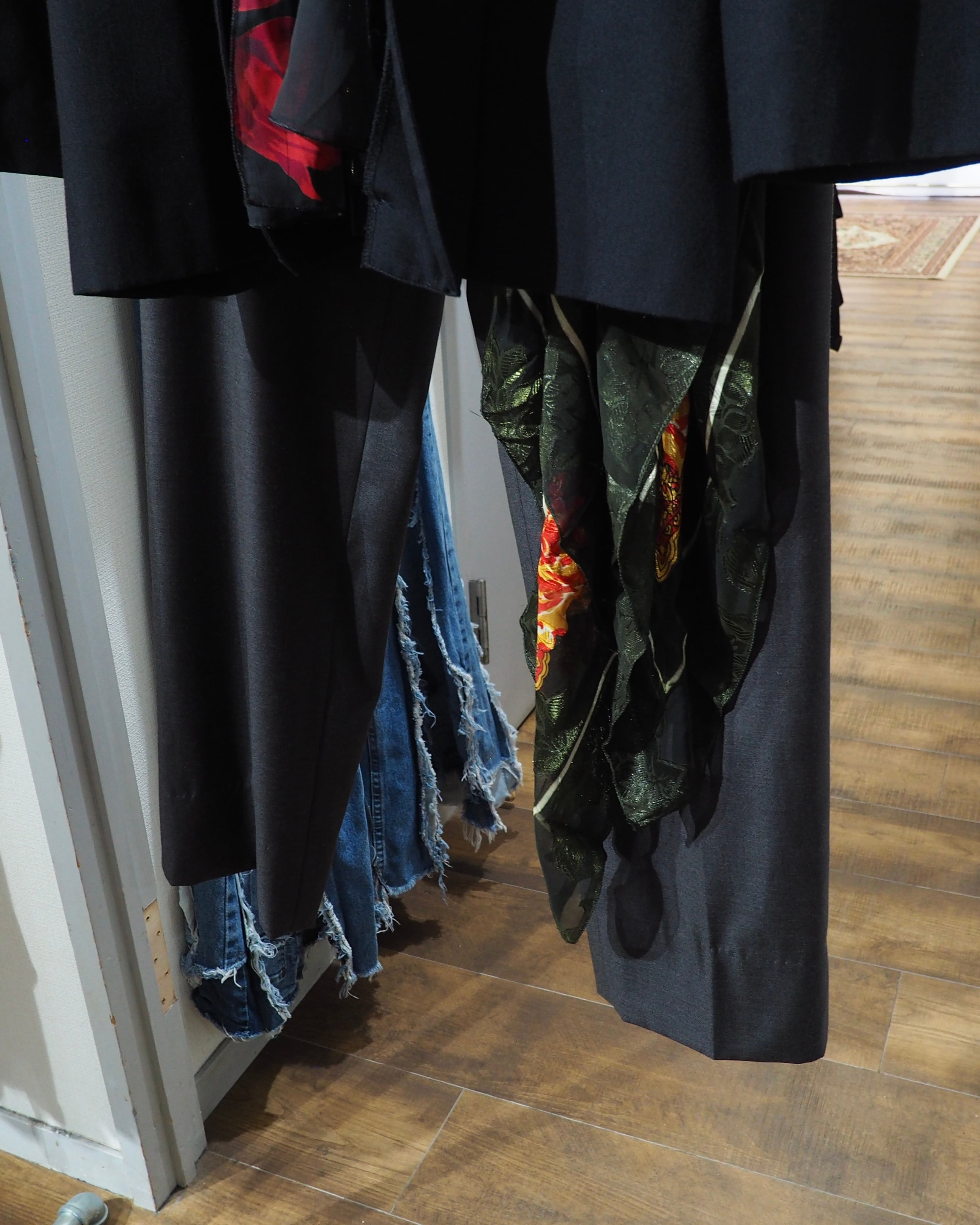 " LANVIN collection - 極上 " Special Pure Wool Wide Slacks Pants