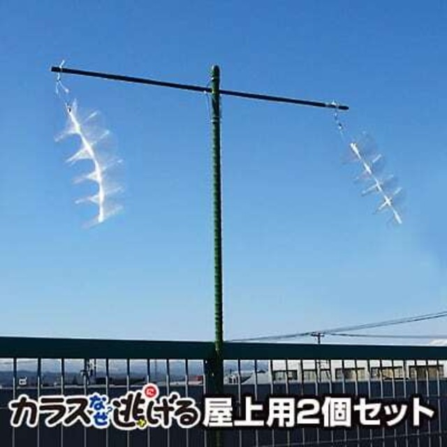 カラスなぜ逃げる? 屋上用5個セット カラス撃退 カラス 対策 グッズ 鳥 対策 ゴミ カラス 除け