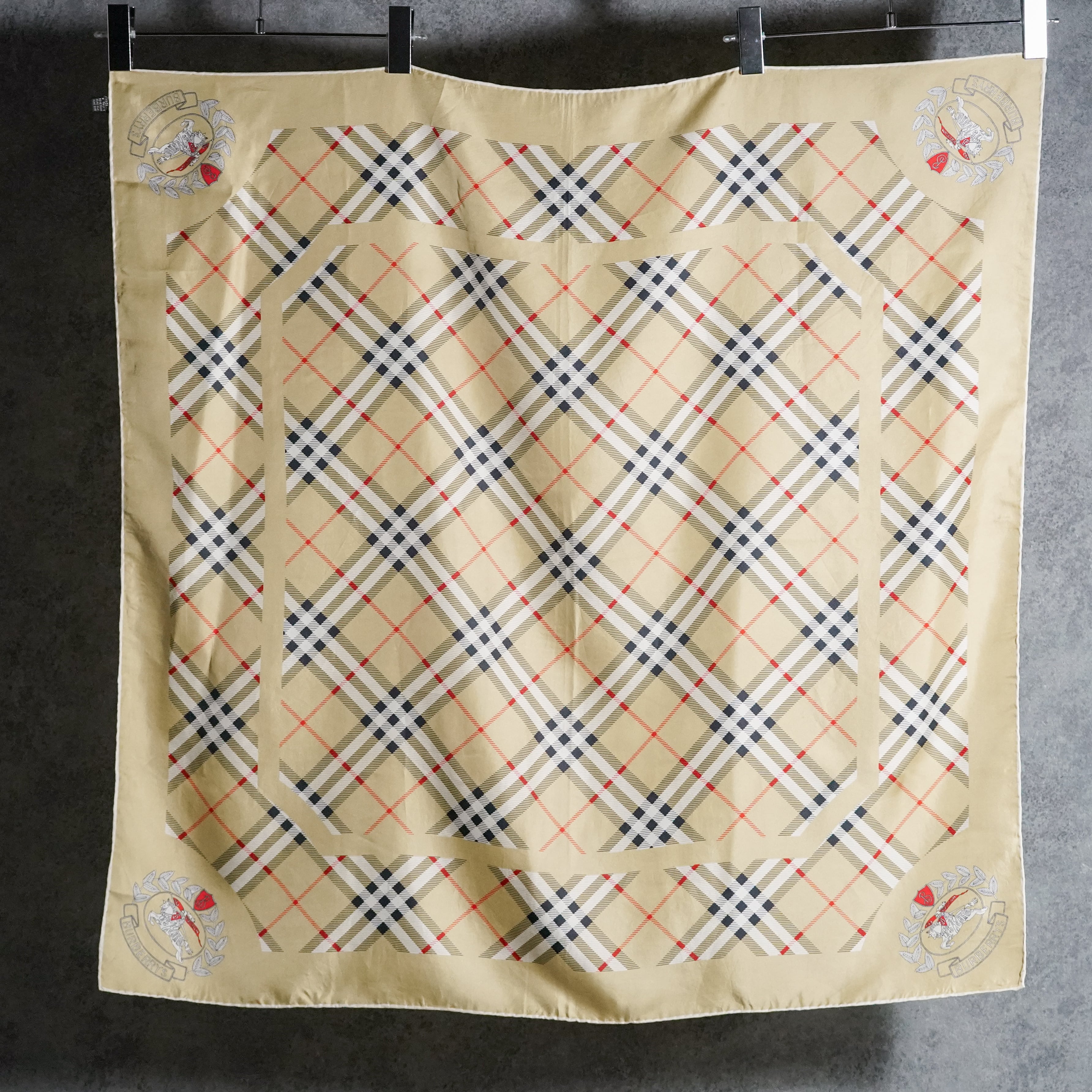 Burberrys Vintage Silk Scarf バーバリー シルクスカーフ ノヴァ