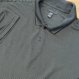 【VAN HEUSEN】XL オーバーサイズ ポロシャツ ボーダー柄 ビッグサイズ US古着 アメリカ古着