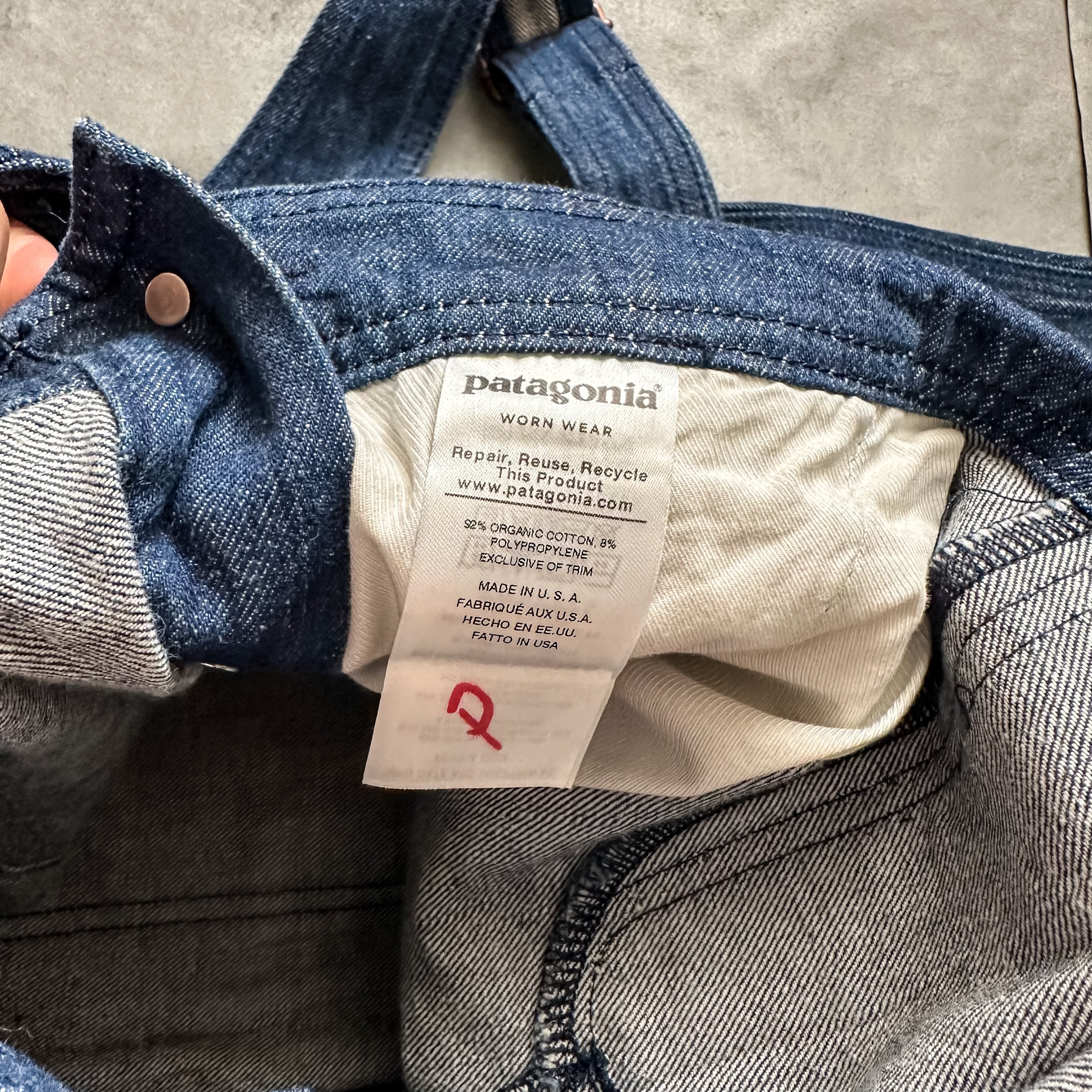 NEW- 2019FW patagonia steel forge denim overall made in USA NEW- 2019FW patagonia steel forge denim overall made in USA
