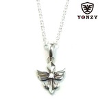 YONZY Phoenix Necklace  SV small ホワイトトパーズ
