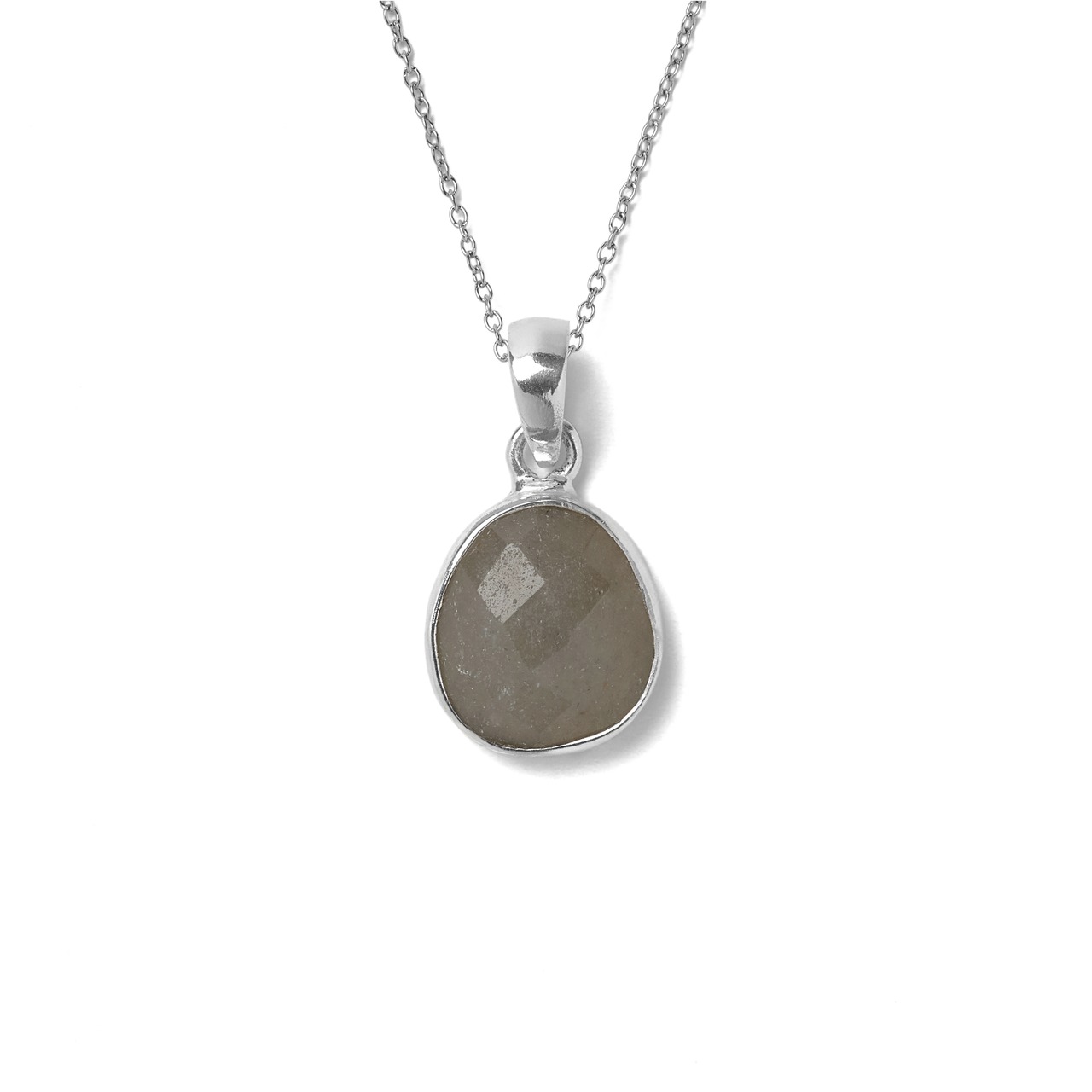 【MARKET】SINGLE STONE NECKLACE 0163