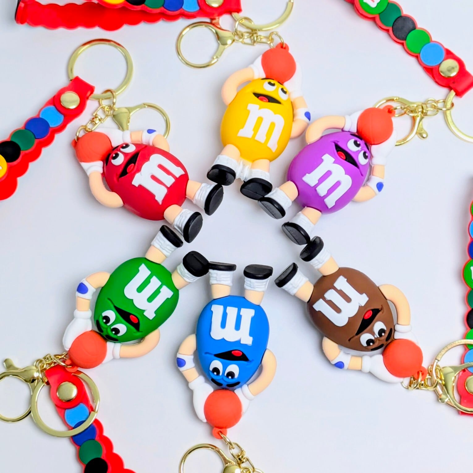 【 m&m's  ( エムアンドエムズ )  】3D Rubber KeyHolder / 3Dラバーキーホルダー バスケットボール / PURPLE〚アメリカン雑貨 アメトイ〛