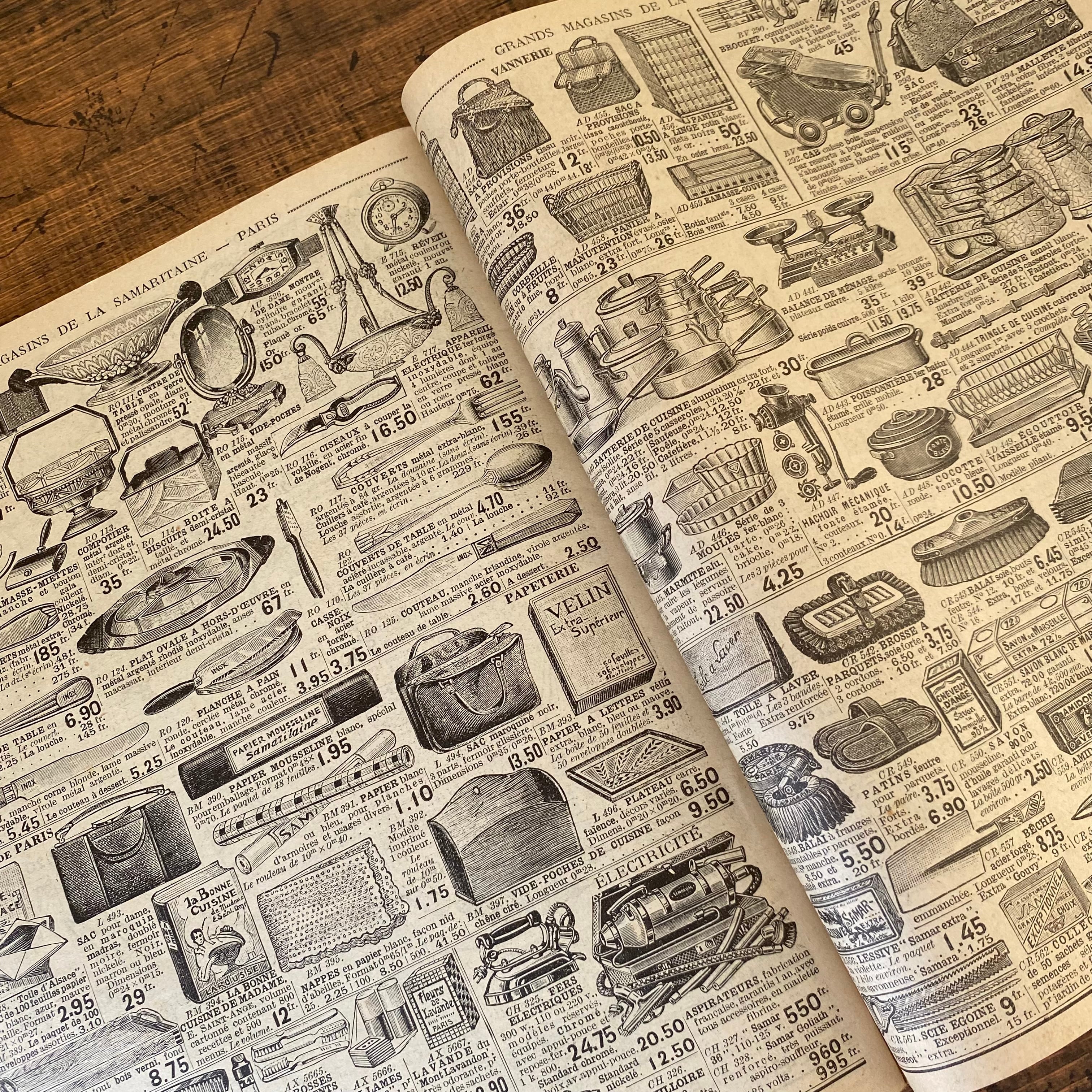 パリの百貨店 Samaritaine カタログ・フランスアンティーク / vp0261