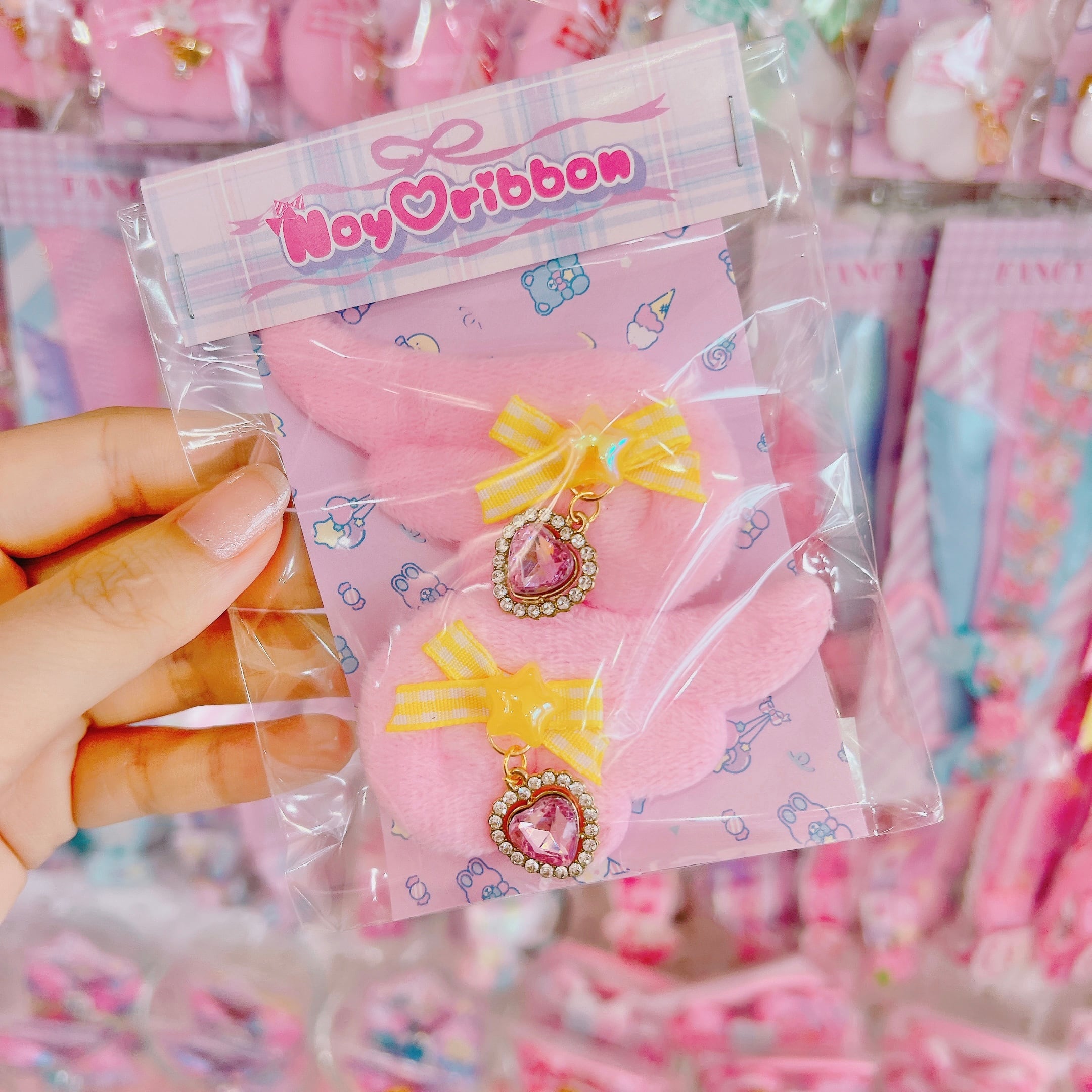 【F7】16-63ツインヘアクリップ