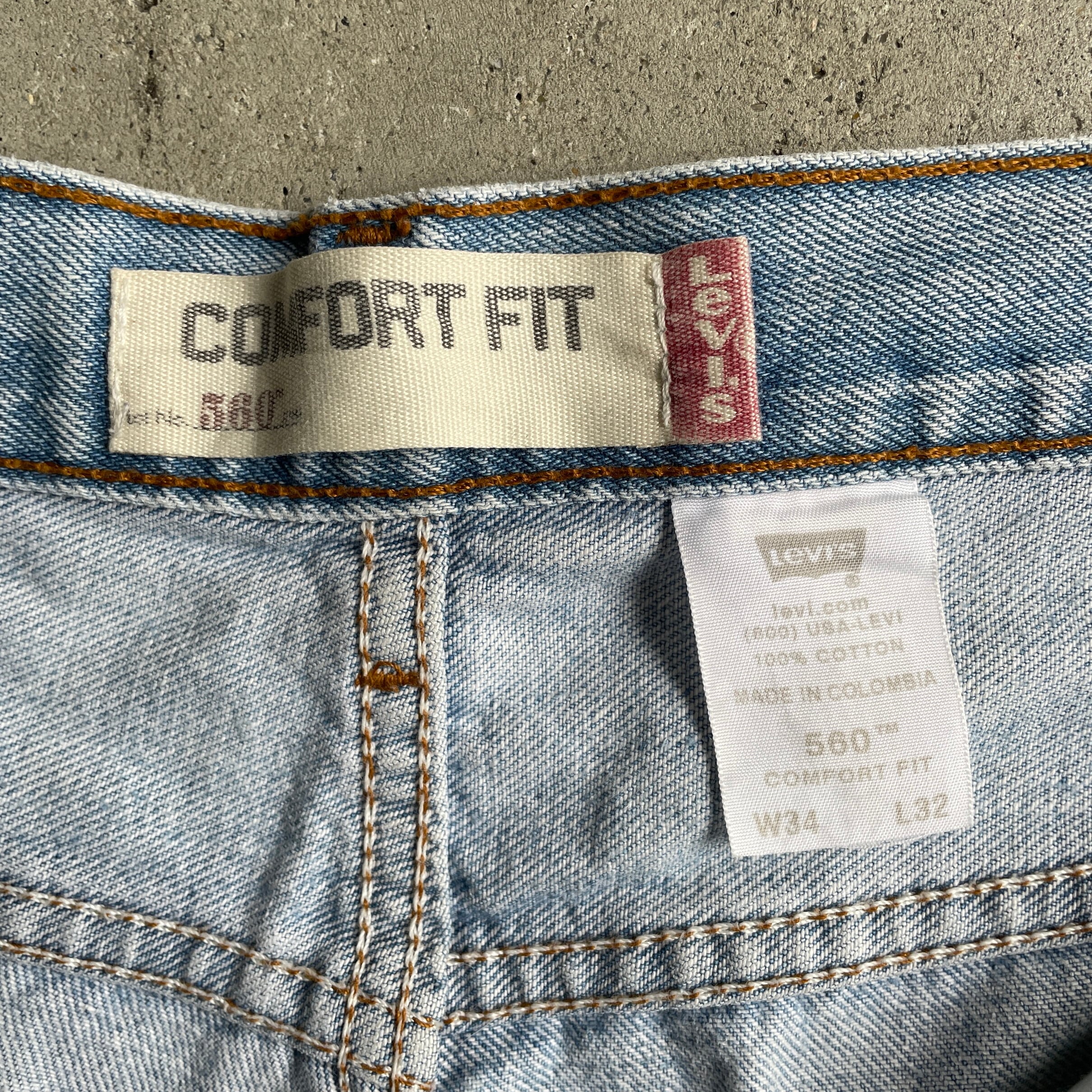 00年代 Levi's リーバイス 550 RELAXED FIT バギー テーパード デニム