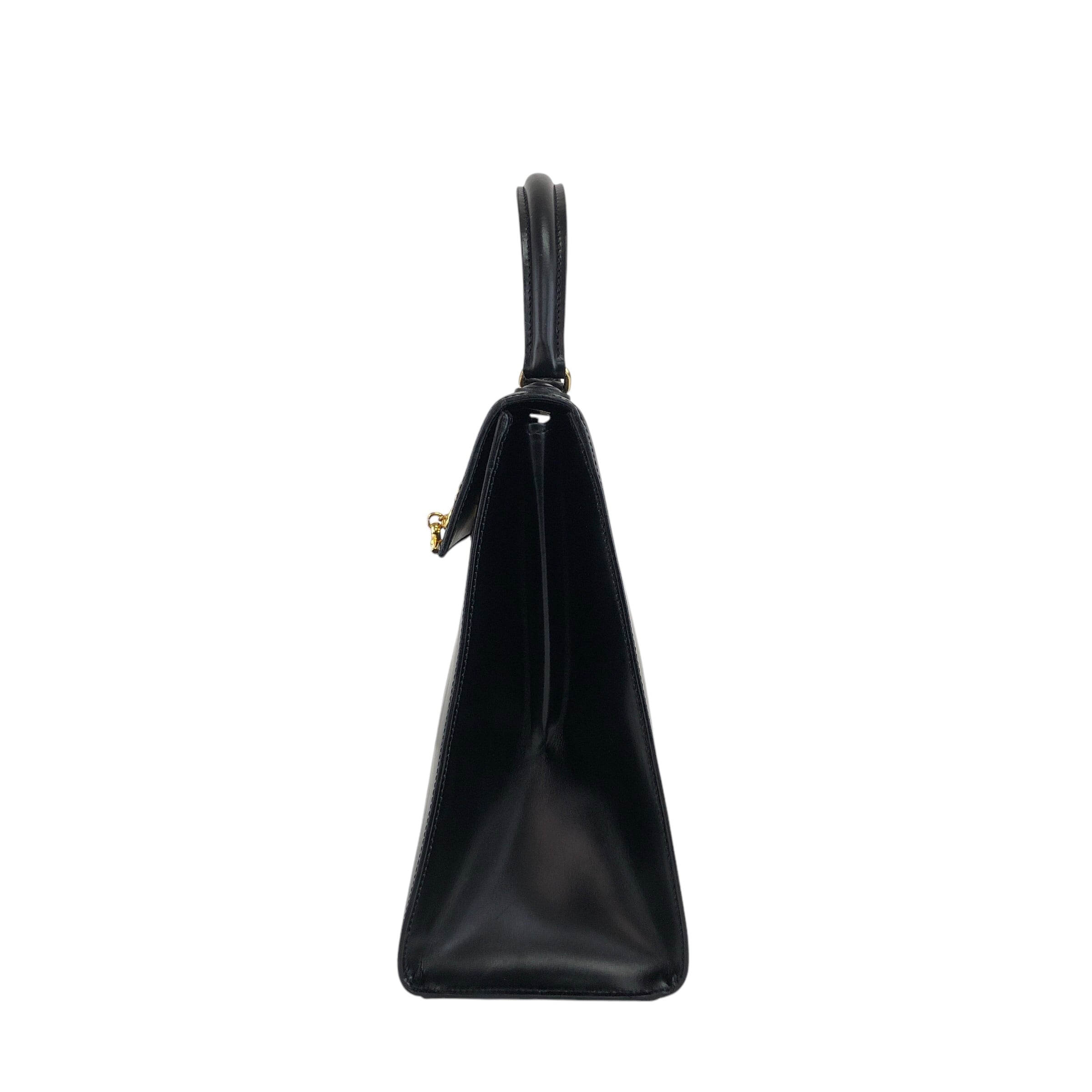 CELINE セリーヌ ハンドバッグ ブラック ガンチーニ チェーン レザー