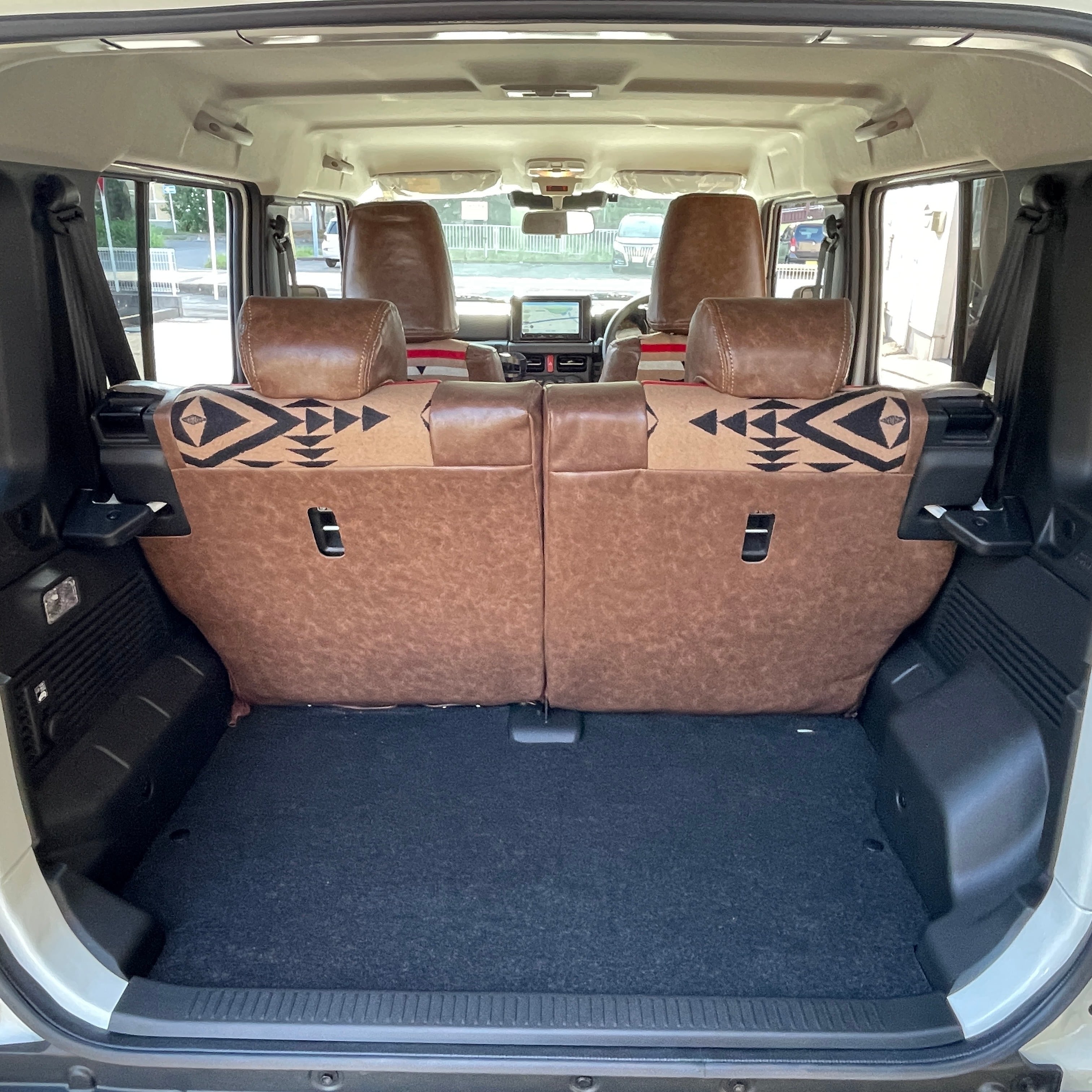 新型ジムニー ノマド JC74 1~2型用 ペンドルトンコラボシートカバー
