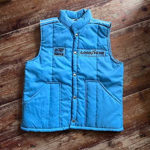 1970’s ”Goodyear Official Racing Apparel" Puffer Racing Vest