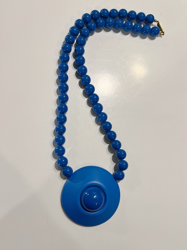 Vintage blue long necklace