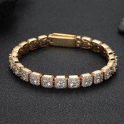 【grt33】Luxury SquareCut Bracelet (7mm)