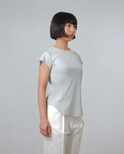 RITSUKO KARITA - Rib inner half tops：white
