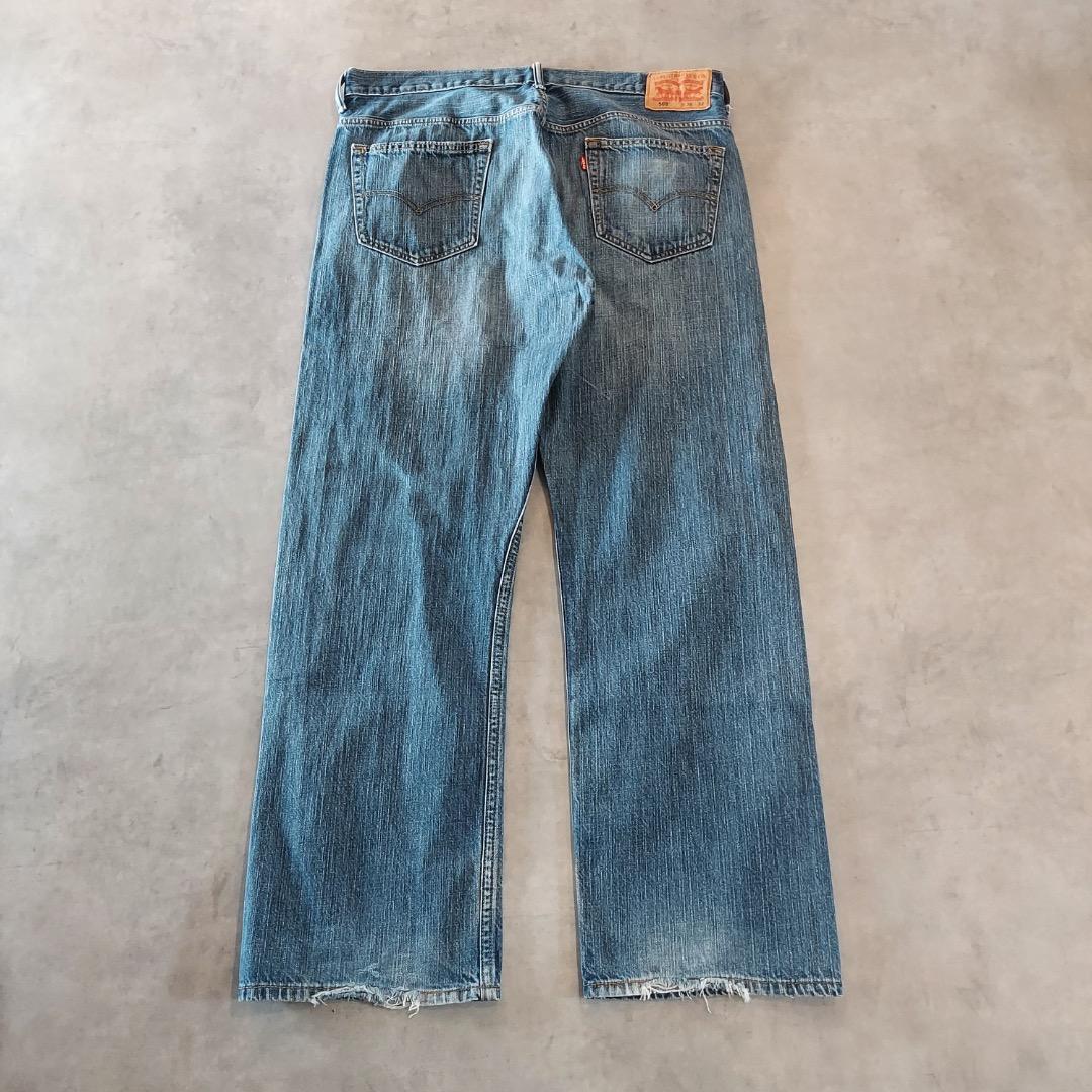 g*o様 リーバイス 569 levi's w36 l32 ブルーデニム　青　古 リーバイス569 Levis W36 ワイド バギー 青 古着 ヒゲ 22772 | fuufu