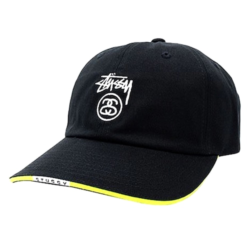 ステューシー アジャスタブル ワークキャップ STUSSY ANDWICH VISOR LOW PRO CAP BLACK [並行輸入]