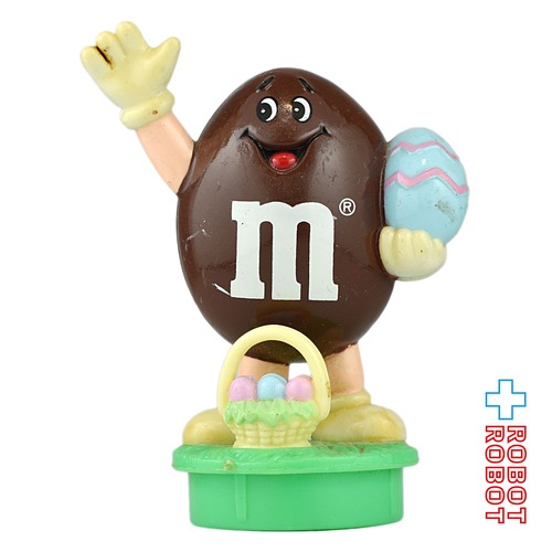 M&M's 1992 キャンディー・コンテナ フィギュア トップス ブラウン イースター