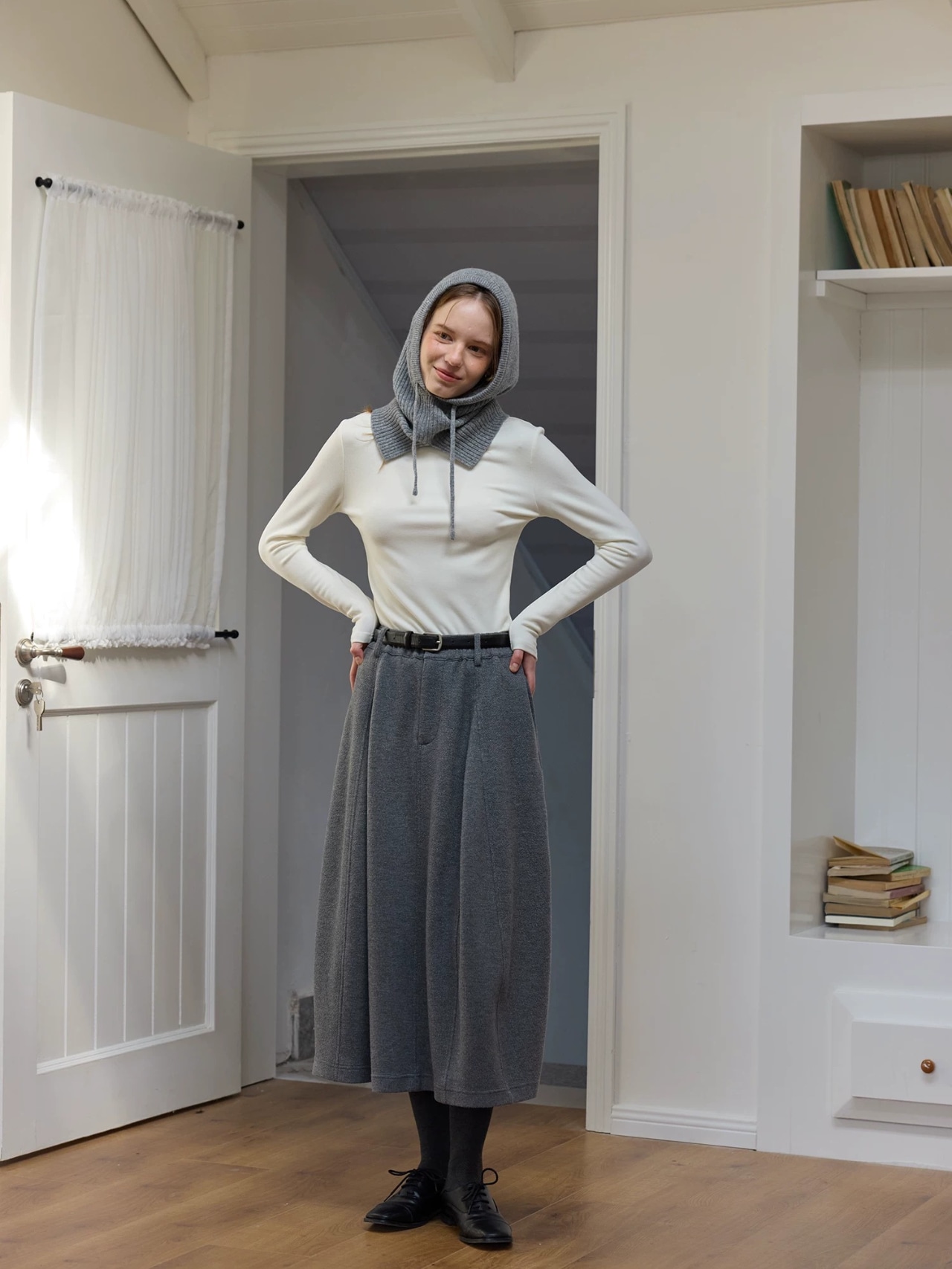 Côtelé Knit Balaclava F0822