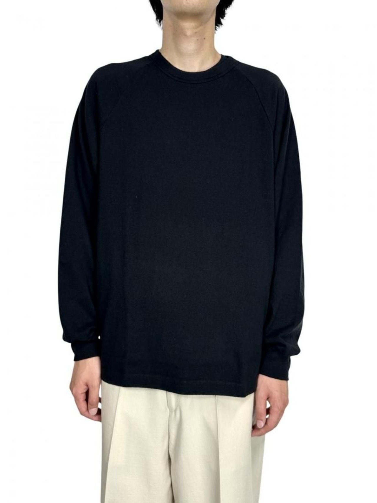 【blurhms】Co/Silk Nep Raglan Tee