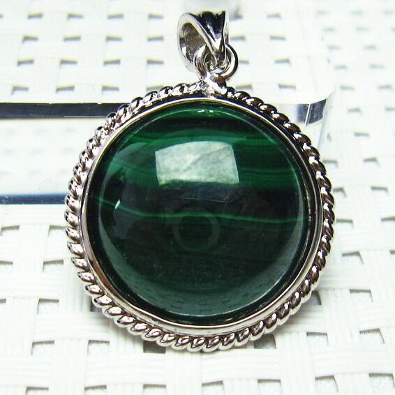 マラカイト ペンダント [M便 1/20] 112-963