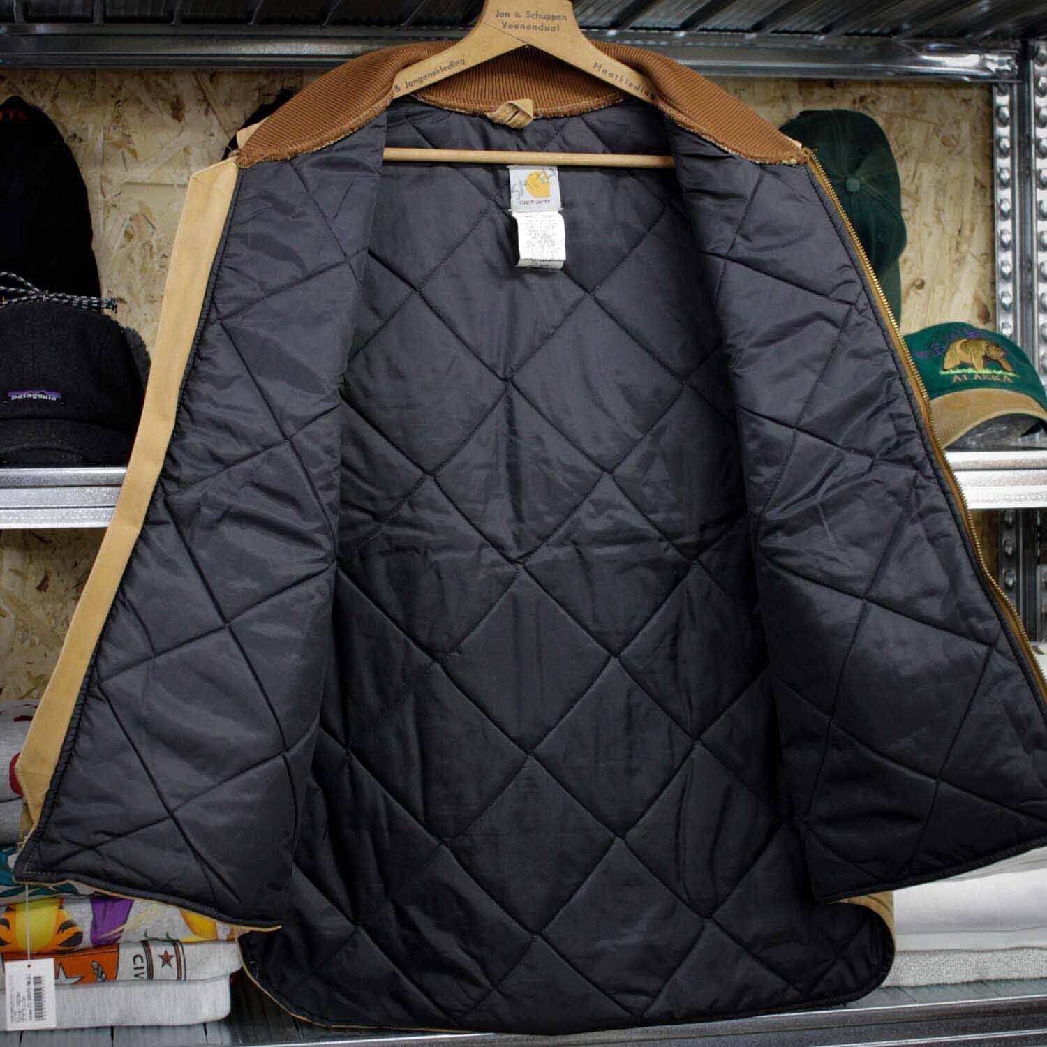 【carhartt 】ダックベスト　星タグ　usa製　u01blk Carhartt カーハート U01 BRN ダックベスト early 00s アメリカ製 XL