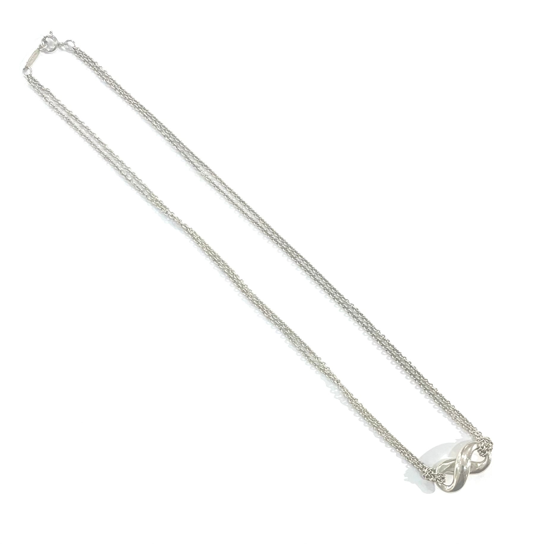 限定価格【TIFFANY&Co.】2527 Wチェーン 立体インフィニティ