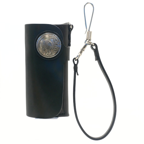 3mm厚の極厚レザーを使ったロープ付ウォレット PR-NNV-GMTR