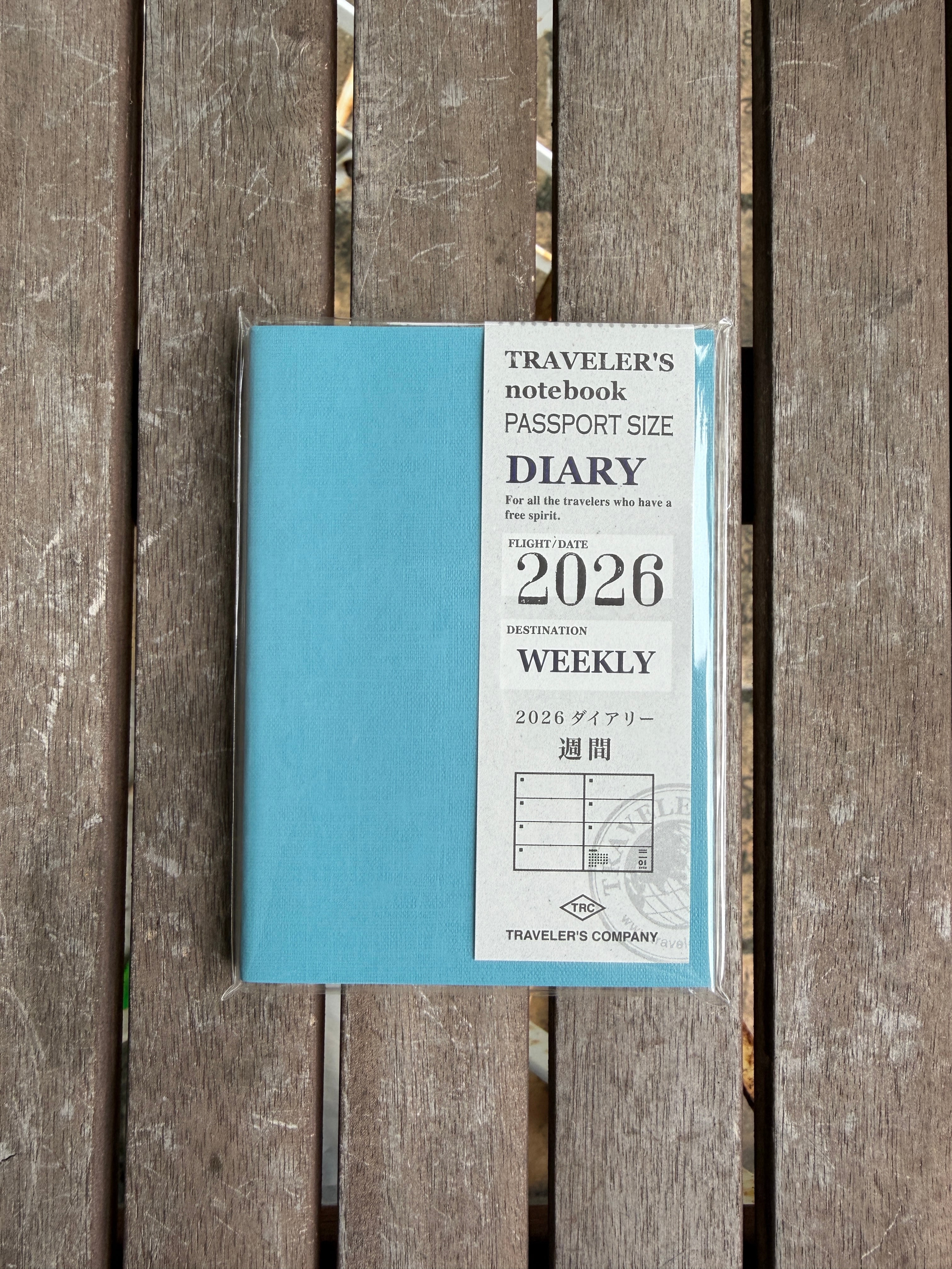 トラベラーズノート2026ダイアリー週間（レギュラーサイズ | march