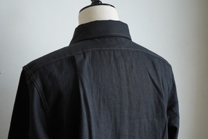 【UNION WORKS】 Work Shirt / Linen Cotton / Black