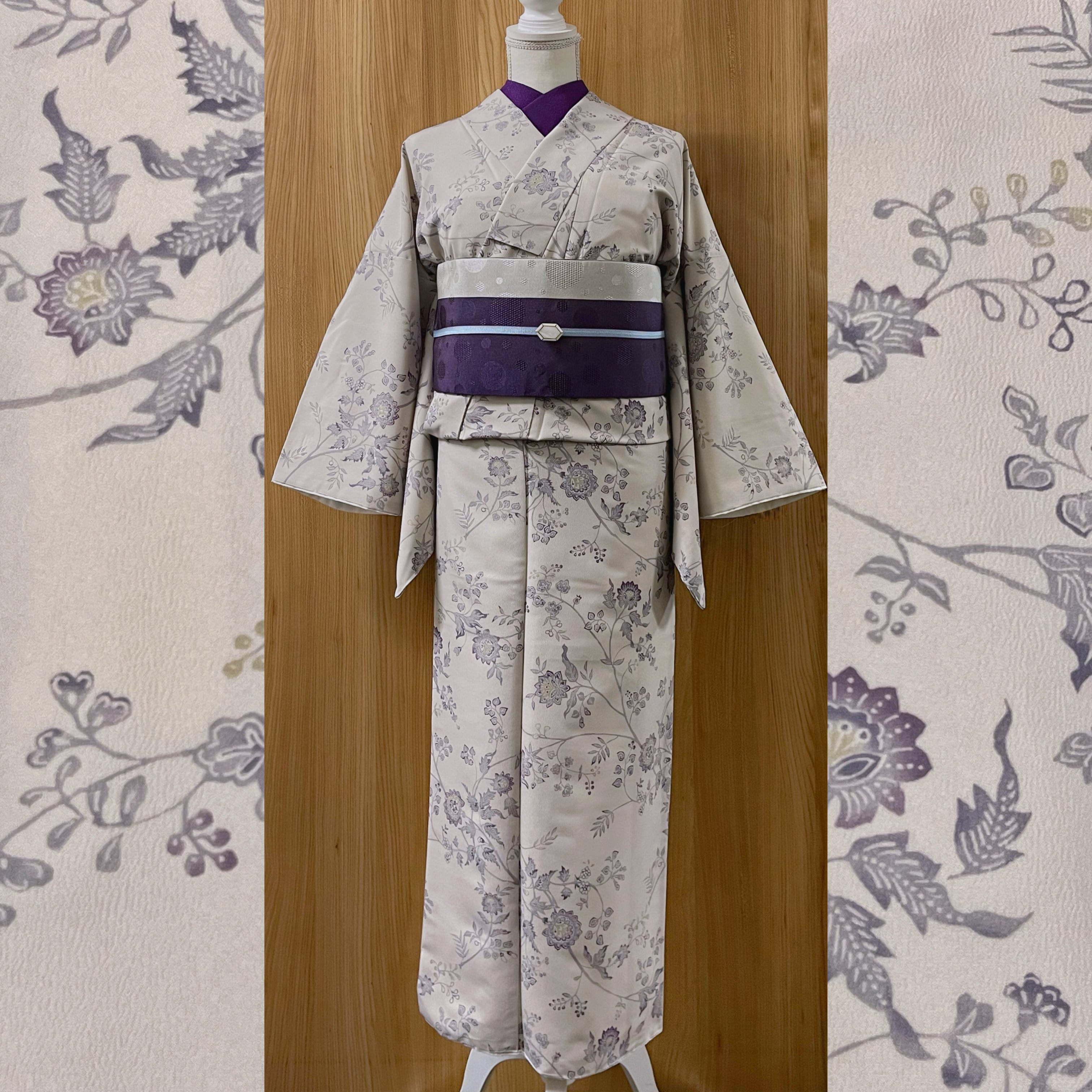 新品】撫松庵 東レ セオアルファ浴衣〜芭蕉葉〜 | きもの楸堂-kisasagedo-