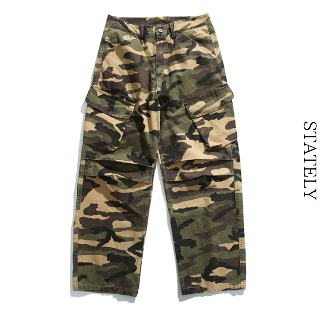 Camo Cargo ワイドパンツ_B142・画像7
