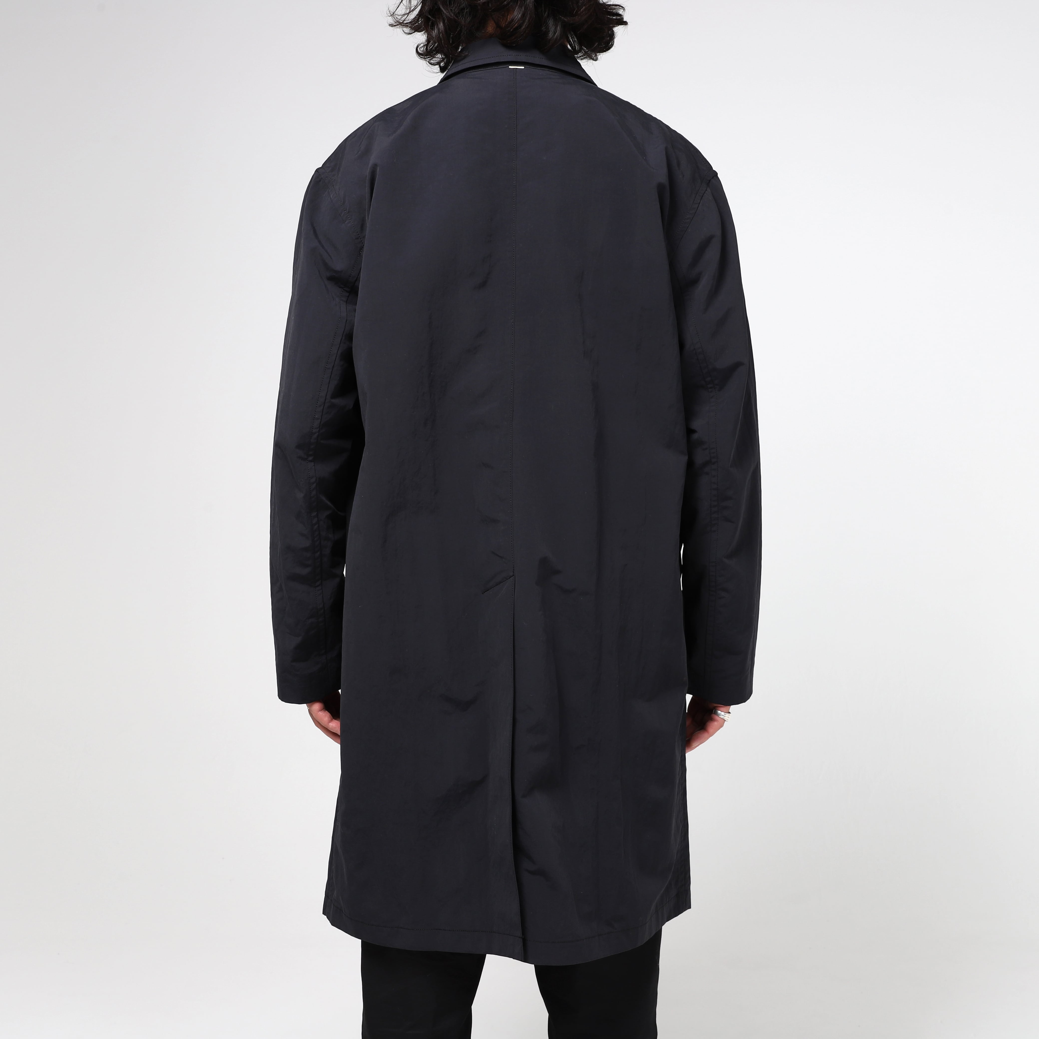 Basic Nylon Bal Collar Coat (black) | OVY