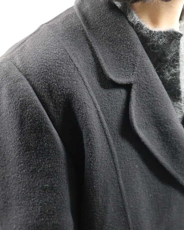 double breasted cashmere half coat