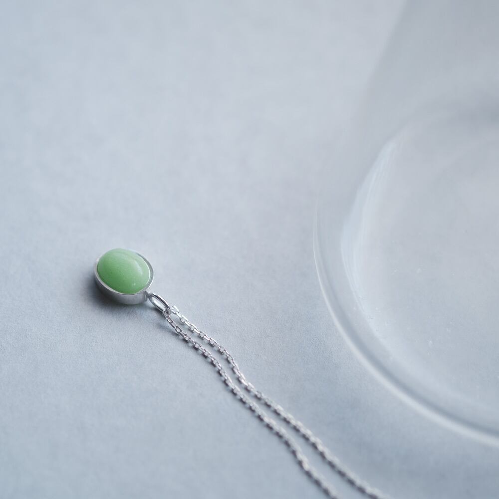 夜光石 ルミナスストーン ネックレス シルバー925 | クラウド