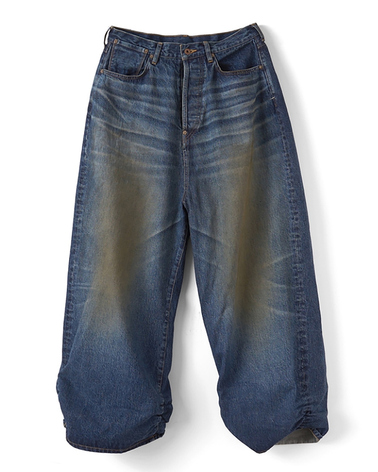 refomed "FRESH MAN DENIM WIDE PANTS 〔USED〕"