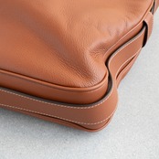 セリーヌ ラージ ロミー ショルダーバッグ ブラウン レザー