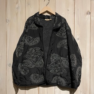 【a.k.a.C.a.k.a】Paisley Embroidery Vintage Loose Haori Padded Jacket
