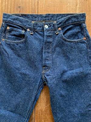 70's Levi's 501 66前期 デニムパンツ ほぼDEAD 濃紺 スレキスタンプ 実寸(W32×L28.5)