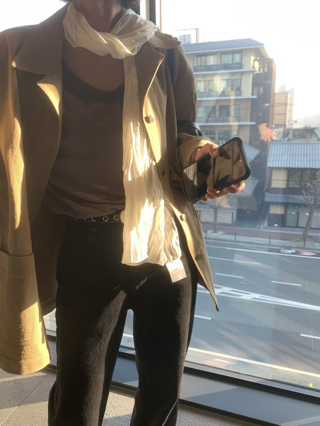 (予約) taffeta / Moss denim pants 1color