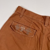 GREEN CLUBS グリーンクラブ × ワーナーブロス ツータック コットン パンツ ボトムス サイズ 82 /メンズ