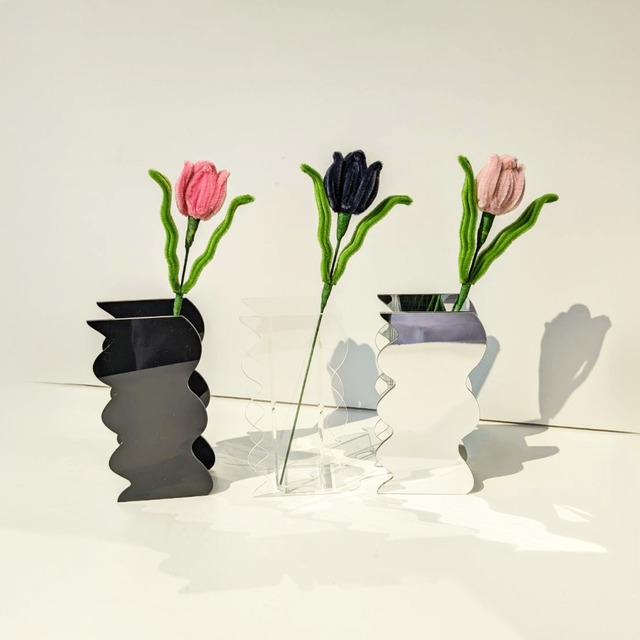 flower vase 【uneune clear ｳﾈｳﾈ】